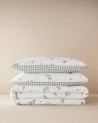Cotton Double Size Duvet Cover Set 200x220 cm Pink (view 6)