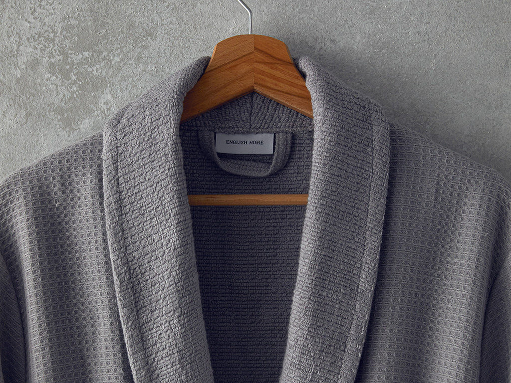 Como Microcotton Summer Blanket Bathrobe Set - Navy Blue - S-M (view 5)