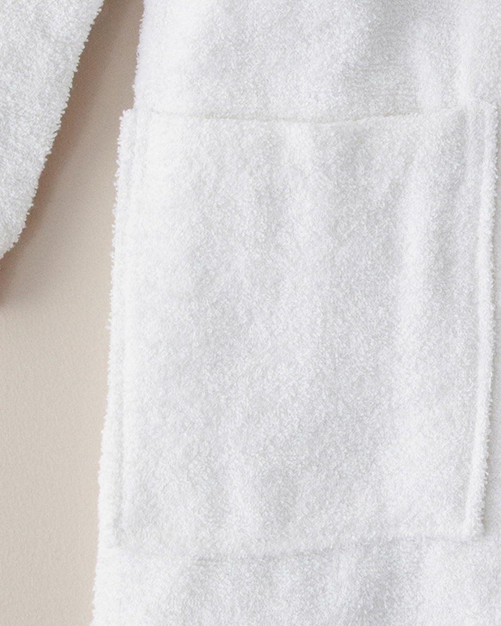Wolin Cotton Polyester Bordered Bathrobe S-M White (view 3)