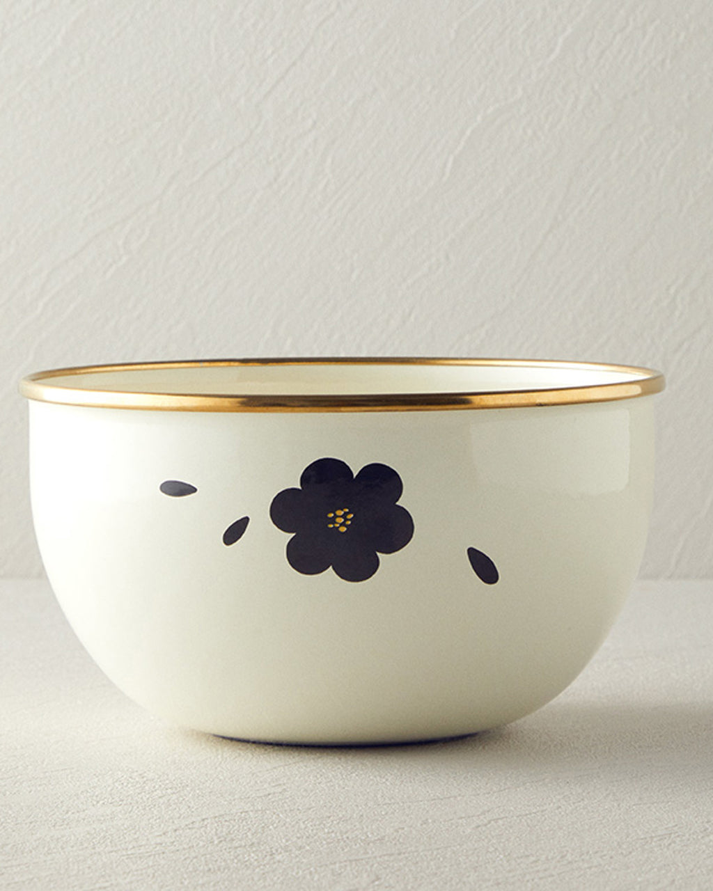 Bohemia Enamel Bowl 18 cm White