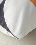 Caris Decorative Cushion 45x45 cm Ecru - Mustard (view 2)