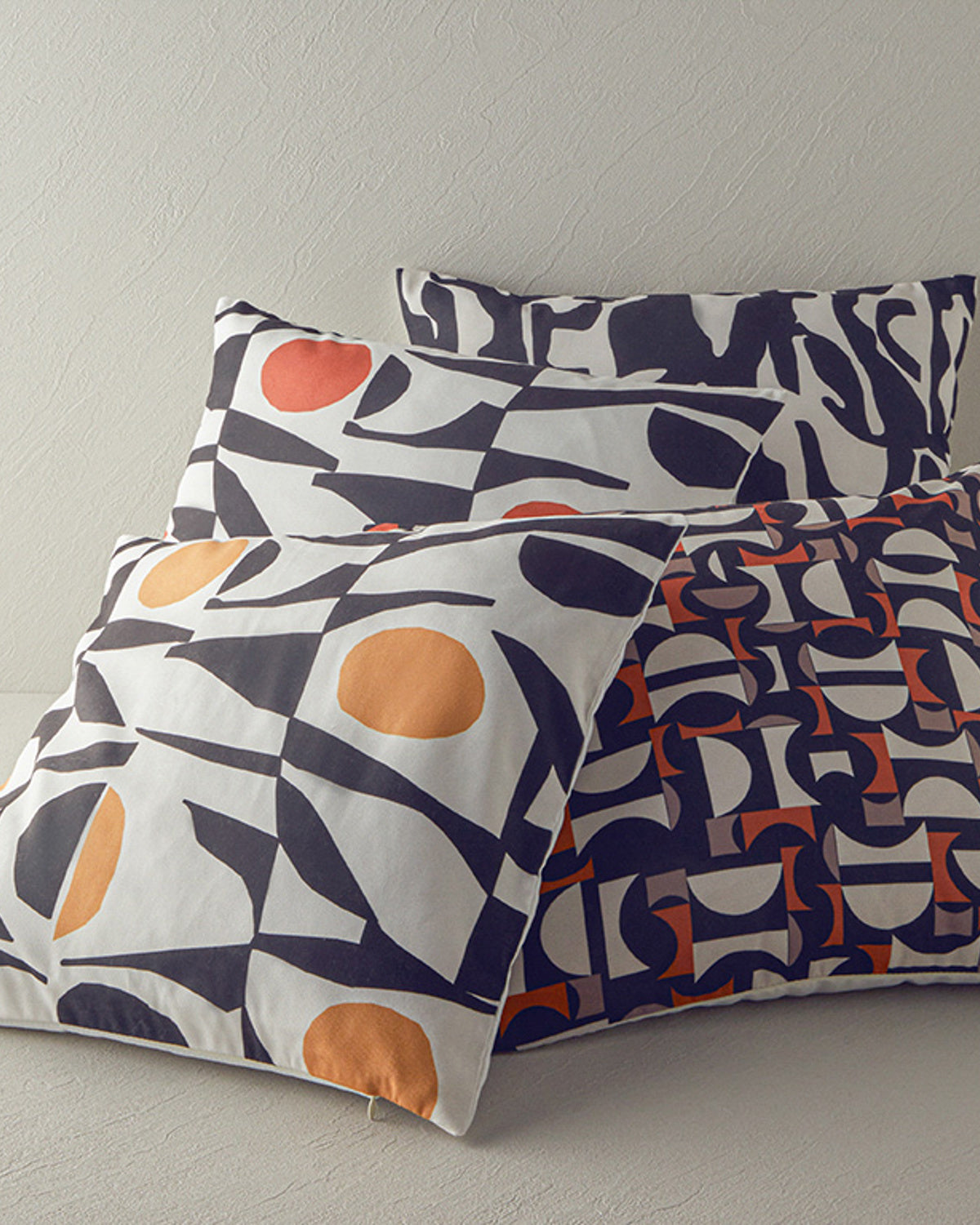 Trina Decorative Cushion 45x45 cm Ecru - Brick (view 3)