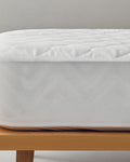 Cotton Polyester Leak-proof Mattress Topper + 30 cm White - Single 100x200 cm
