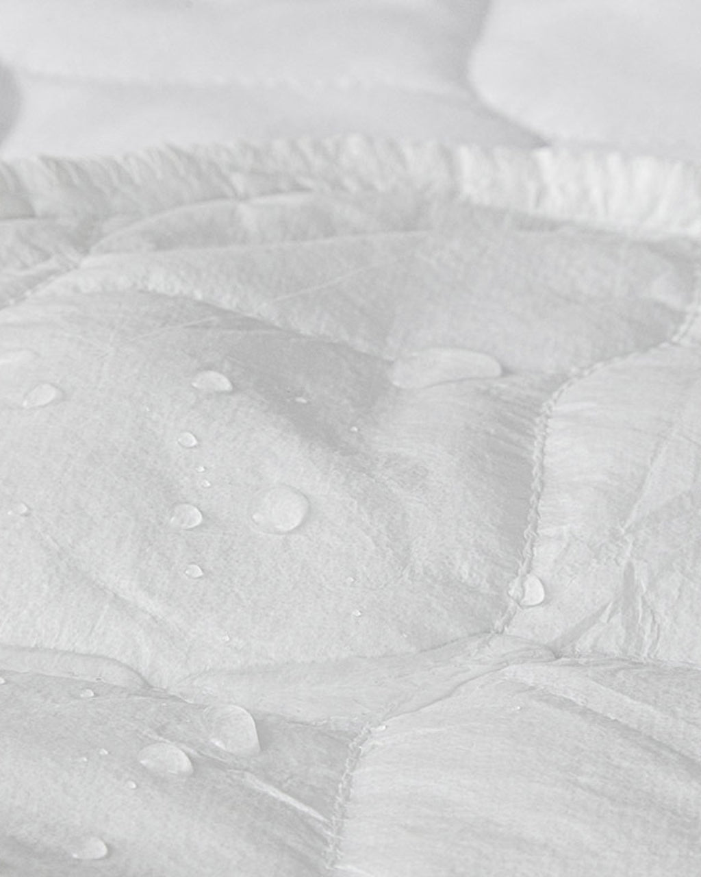 Cotton Polyester Leak-proof Mattress Topper + 30 cm White (view 7)