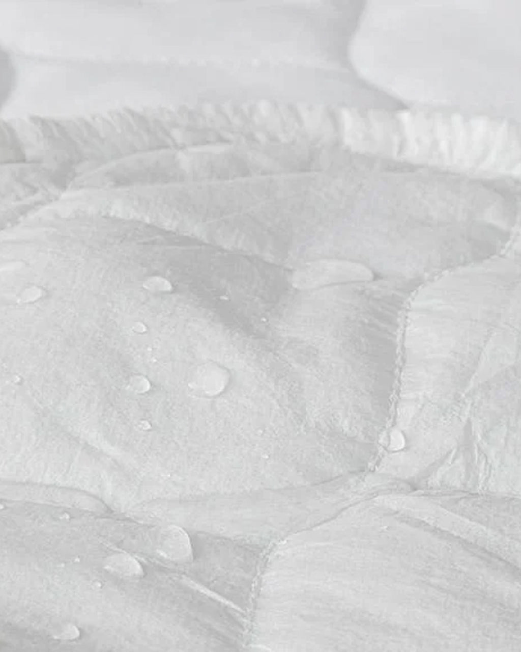 Cotton Polyester Leak-proof Mattress Topper + 30 cm White (view 11)