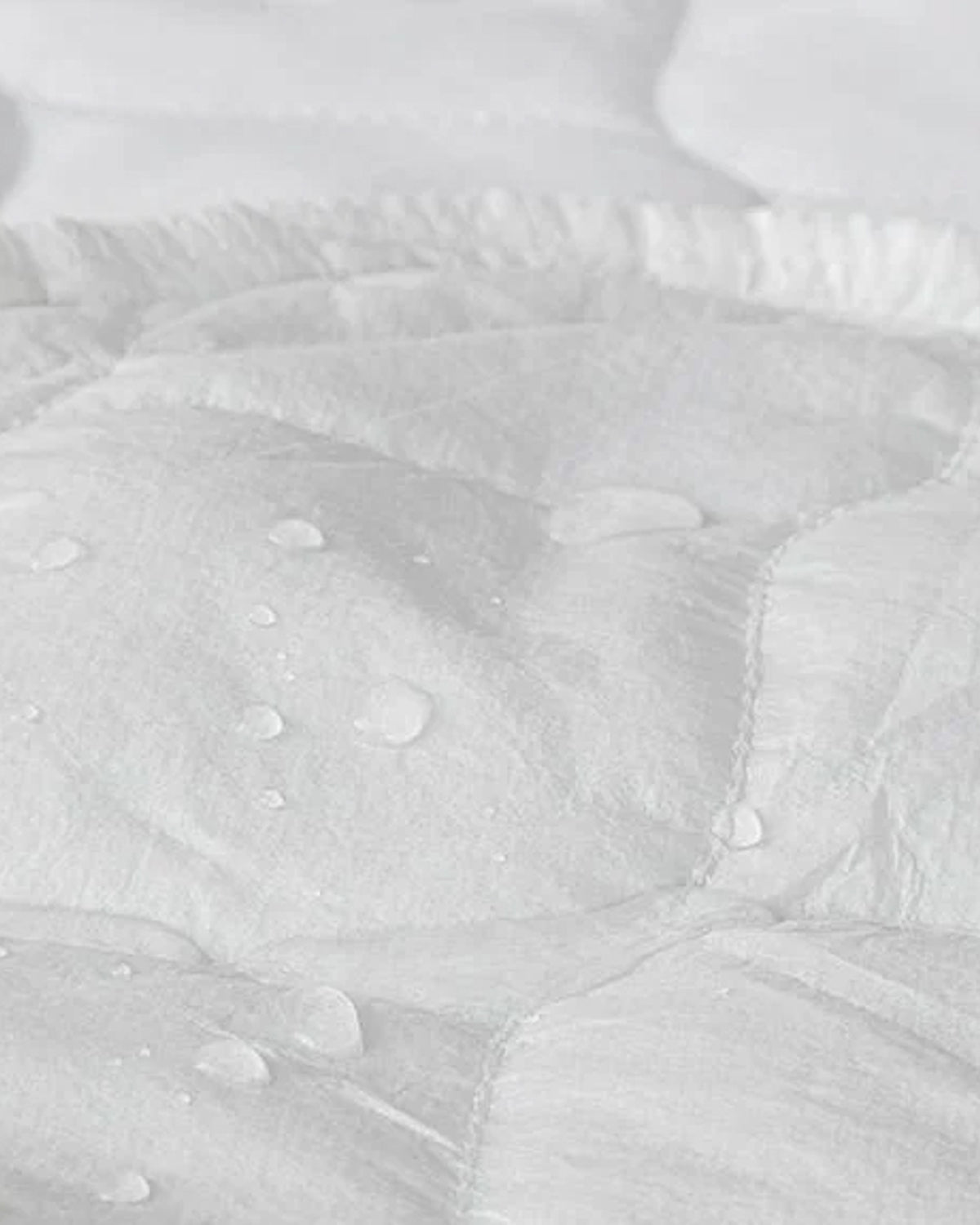 Cotton Polyester Leak-proof Mattress Topper + 30 cm White (view 11)