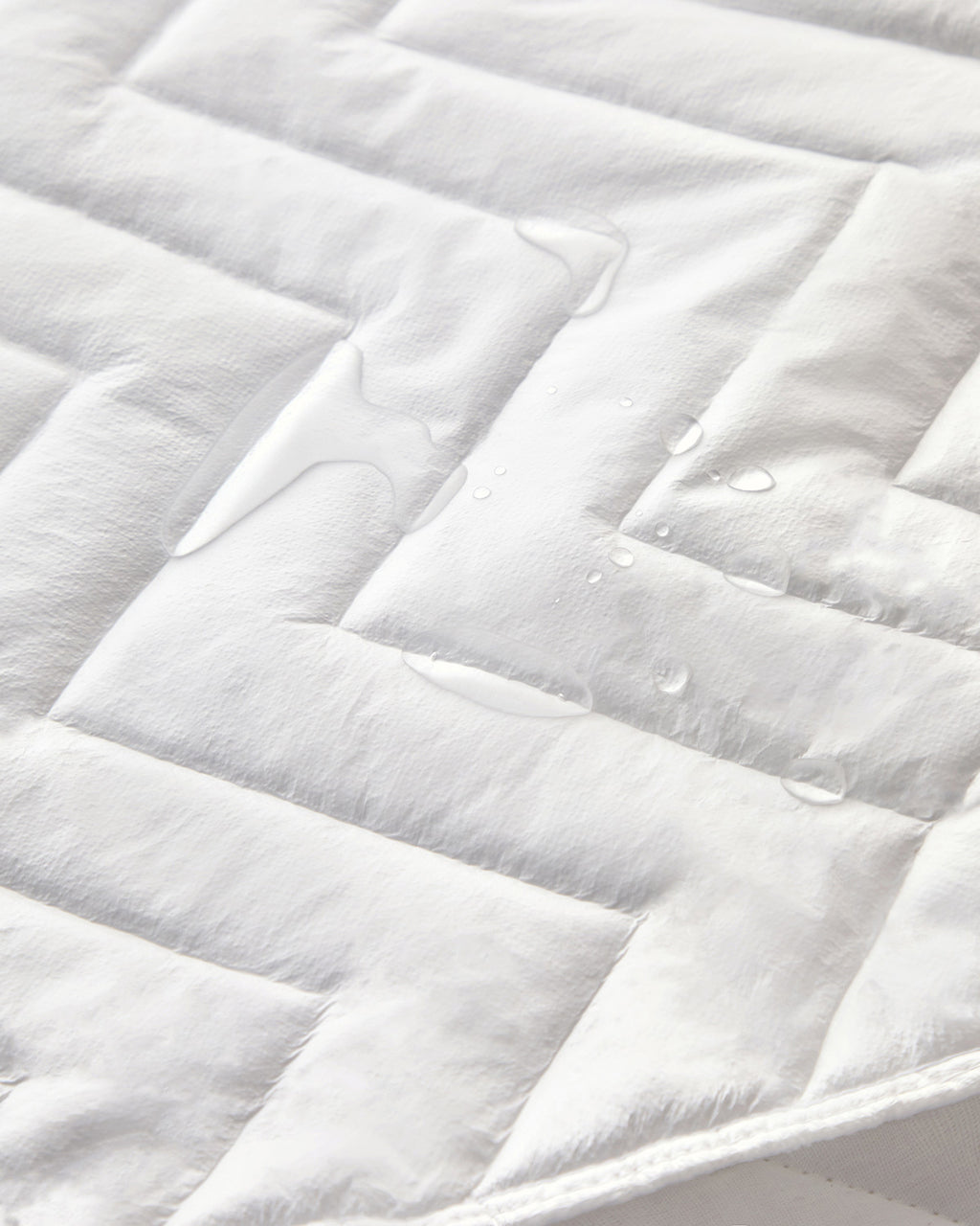 Handy Cotton Antibacterial Leak-proof Double Size Mattress Topper 160x200 + 30 cm White (view 2)