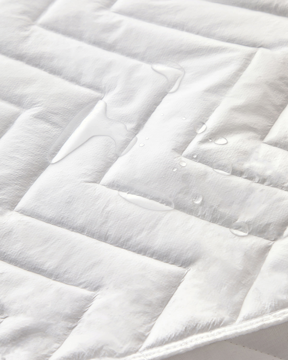 Handy Cotton Antibacterial Leak-proof Double Size Mattress Topper 160x200 + 30 cm White (view 2)