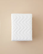 Handy Cotton Antibacterial Leak-proof Double Size Mattress Topper 160x200 + 30 cm White (view 3)