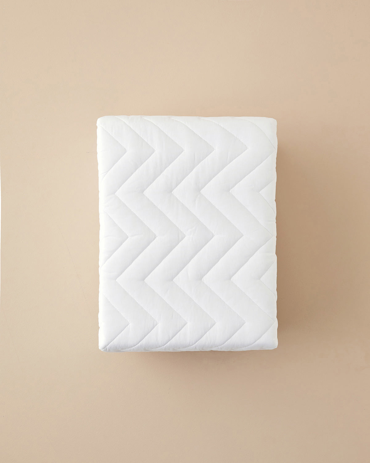 Handy Cotton Antibacterial Leak-proof Double Size Mattress Topper 160x200 + 30 cm White (view 3)