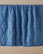 Polycotton Double Size Quilt 195x215 cm Blue (view 2)