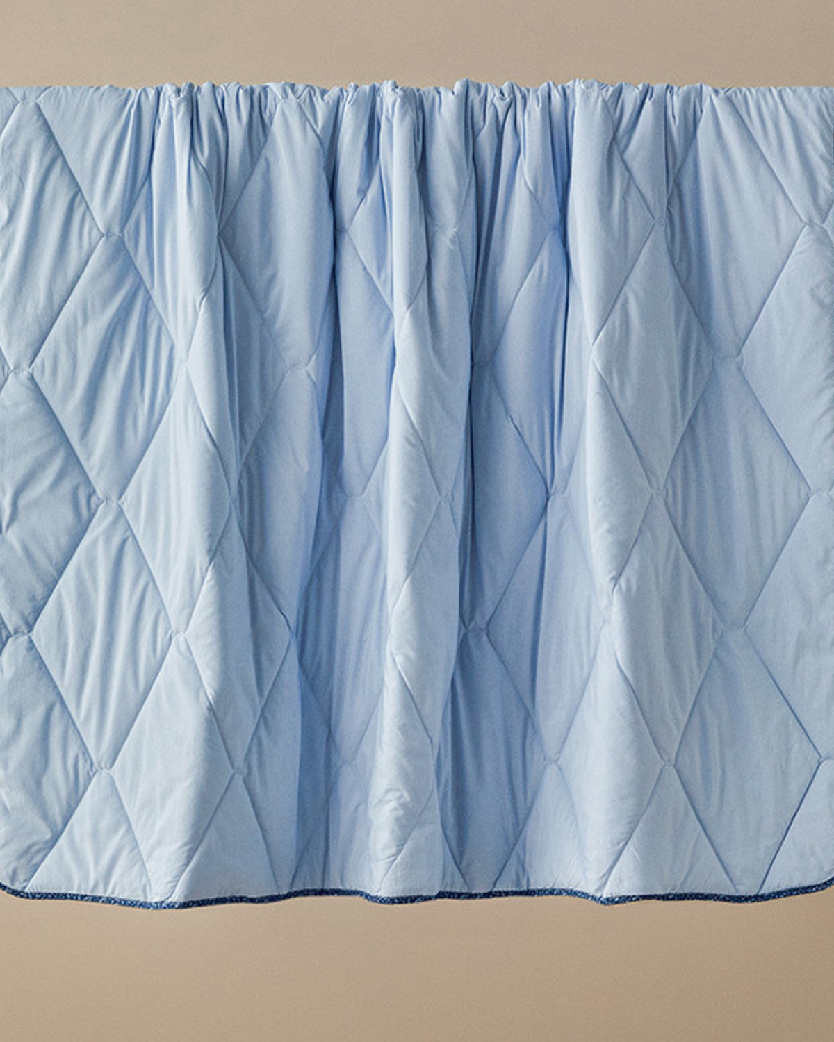 Polycotton Double Size Quilt 195x215 cm Blue (view 3)