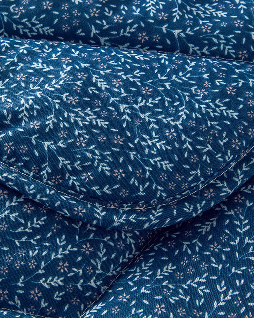 Polycotton Double Size Quilt 195x215 cm Blue (view 4)