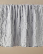 Polycotton Double Size Quilt 195x215 cm Gray (view 3)