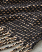 Plain Waffle Cotton TV Blanket 110x170 cm - Navy Blue - Blue (view 2)