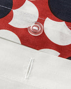 Cotton Duvet Cover Set Red (view 6)