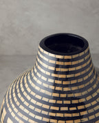 Bohemio Bamboo Vase 25x35 cm Black (view 2)