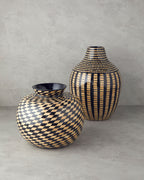Bohemio Bamboo Vase 25x35 cm Black (view 3)