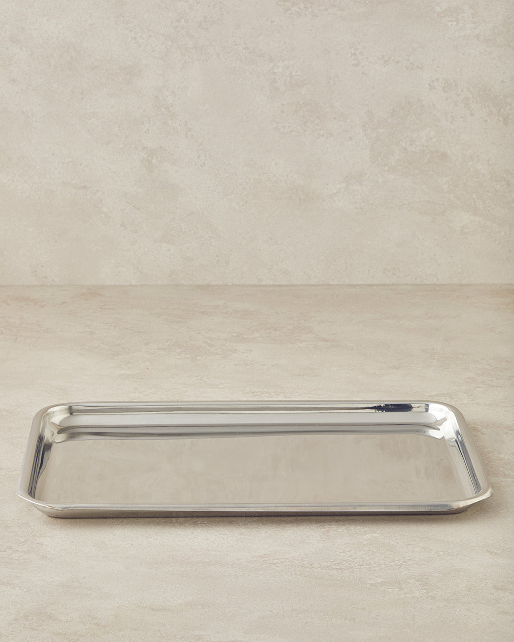 Stainless Steel Tray Silver - 40x28 cm