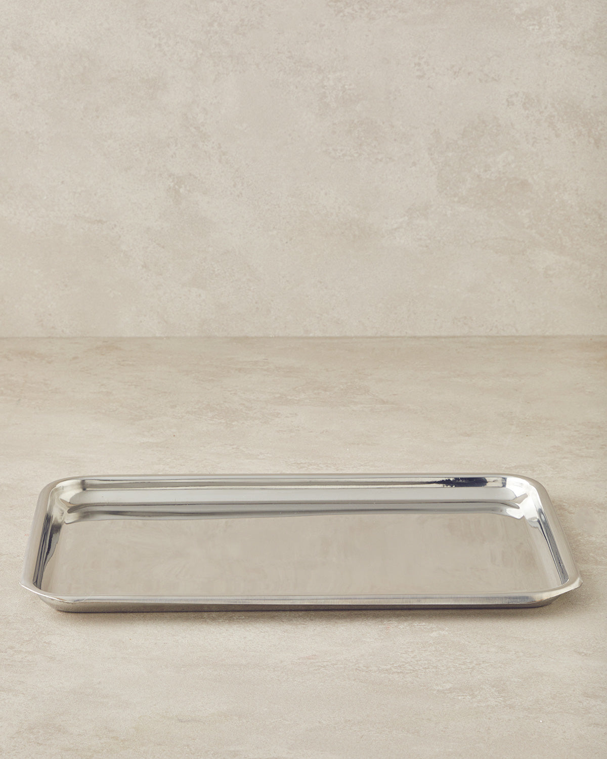 Stainless Steel Tray Silver - 40x28 cm