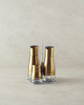 Gigi Glass 4 Pieces Oil Bottle 160 ml-310 ml - Gold