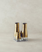 Gigi Glass 4 Pieces Oil Bottle 160 ml-310 ml - Gold