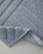 Linea Cotton Polyester Bouclé Bath Mat Set 60x90 - 40x60 cm Gray (view 2)