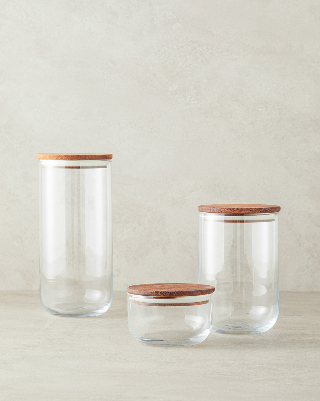 Pure Wooden Borosilicate Jar 380 ml Transparent (view 4)