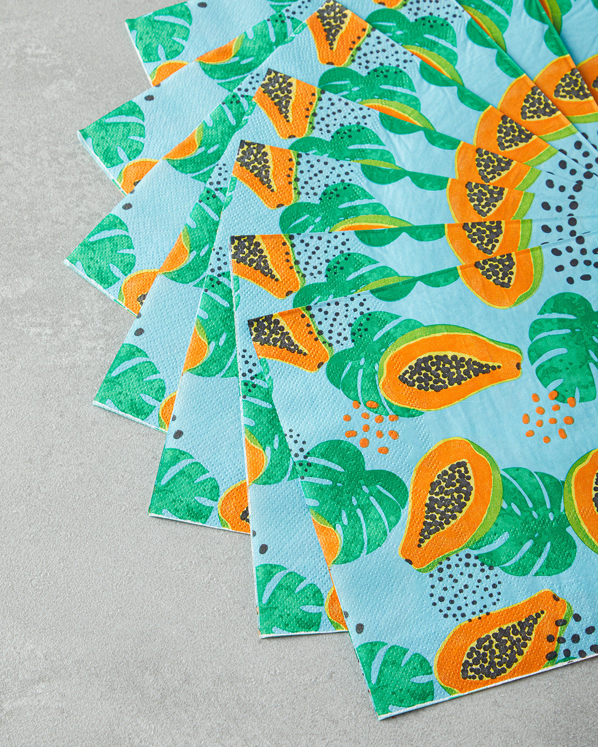 Papaya Paper 20 pcs Napkin 33x33 cm Green (view 2)