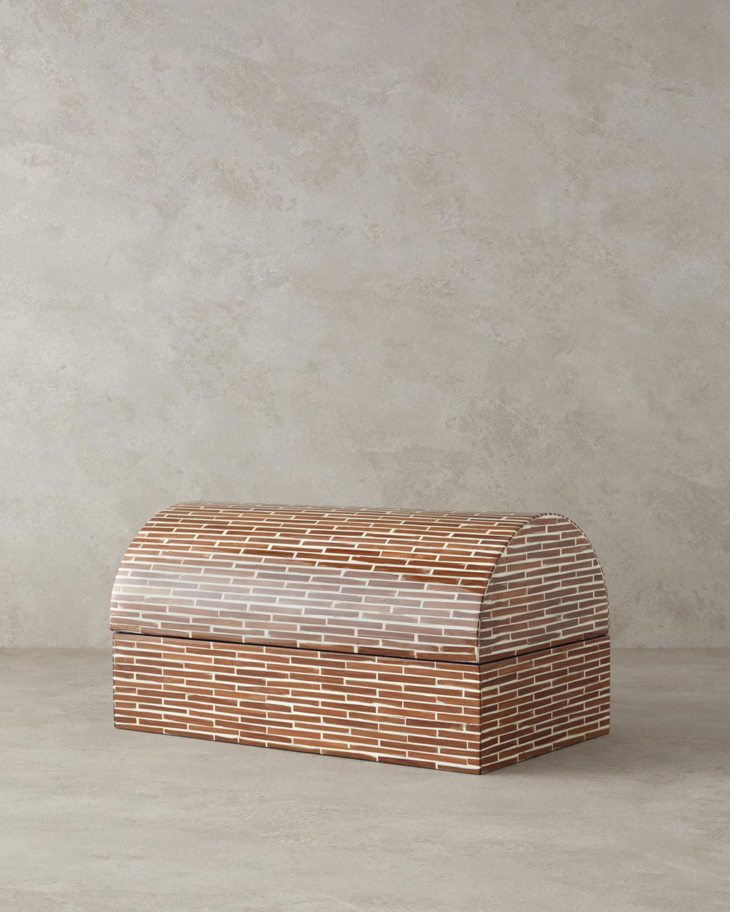 Boho Chic Bamboo Decorative Box Brown - 26x10x13 cm (view 2)