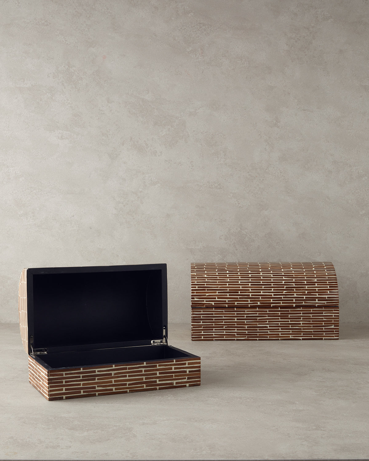Boho Chic Bamboo Decorative Box Brown (view 5)