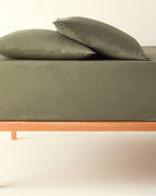 Plain Cotton Double Size Fitted Sheet Set 160x200 cm (view 5)