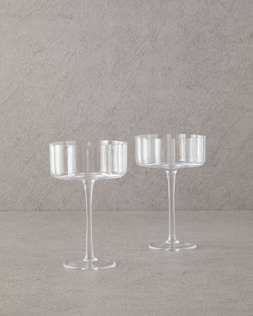 Glass 2 pcs Cup 220 ml - Transparent