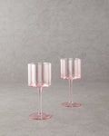 Flor Pura Glass 2 pcs Chalice 320 ml - Powder