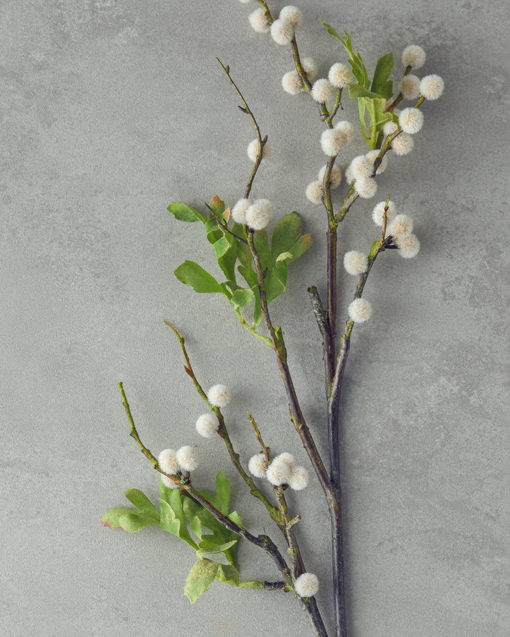 Fruit Branch Single Branch Artificial Flower 70 cm Cream (view 2)