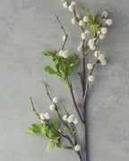 Fruit Branch Single Branch Artificial Flower 70 cm Cream (view 2)