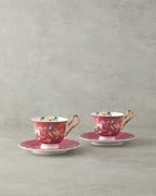 Vanilla New Bone China 4 Pieces 2 Servings Tea Cup Set 220 ml (view 7)