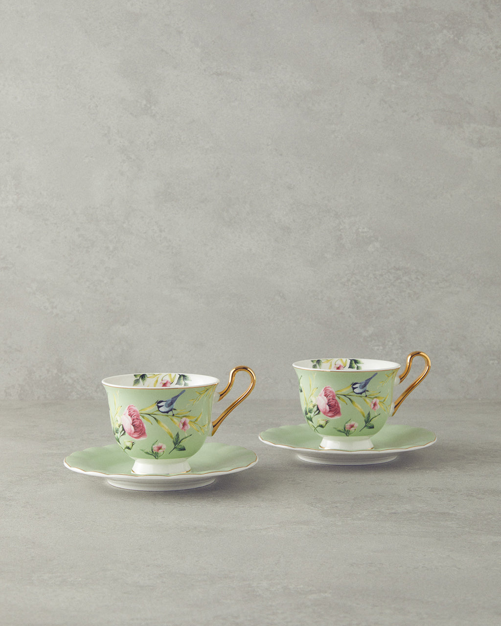 Vanilla New Bone China 4 Pieces 2 Servings Tea Cup Set 220 ml (view 13)