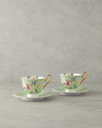 Vanilla New Bone China 4 Pieces 2 Servings Tea Cup Set 220 ml (view 13)