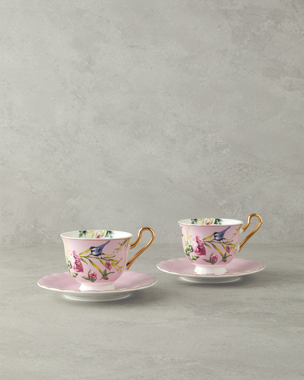 Vanilla New Bone China 4 Pieces 2 Servings Tea Cup Set 220 ml (view 16)