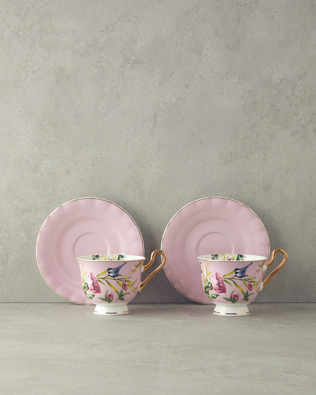 Vanilla New Bone China 4 Pieces 2 Servings Tea Cup Set 220 ml (view 18)