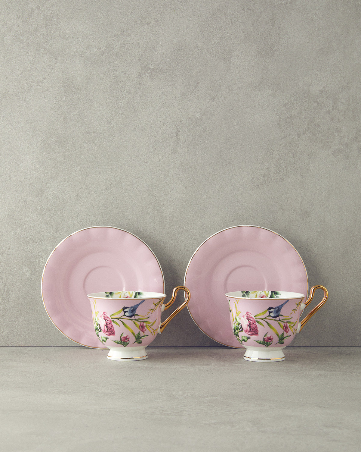 Vanilla New Bone China 4 Pieces 2 Servings Tea Cup Set 220 ml (view 18)