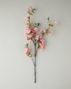 Cherry Blossom Single Branch Artificial Flower 105 cm Light Pink