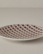 Modern Cube Bone Porcelain Cake Plate 20 cm Green (view 2)