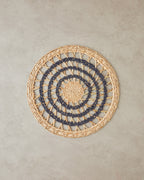 Wicker Table Mat 38 cm Black (view 2)