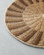 Margon Rattan Table Mat - Black - 38 cm (view 2)