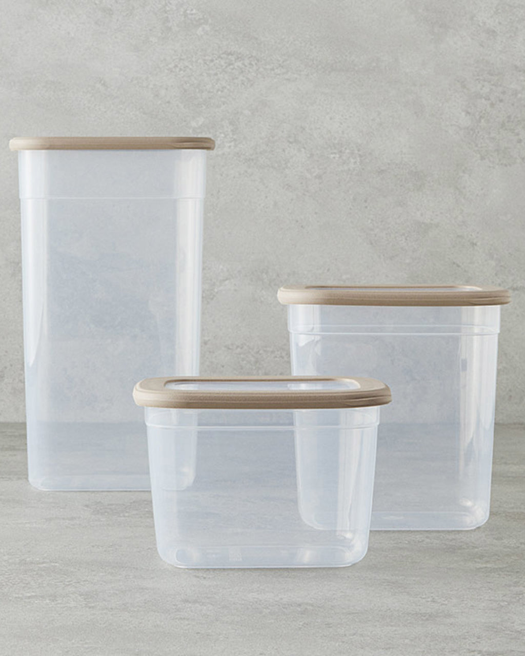 Safe Food Plastic 3 pcs Food Container 1300+2000+3200ml (view 4)