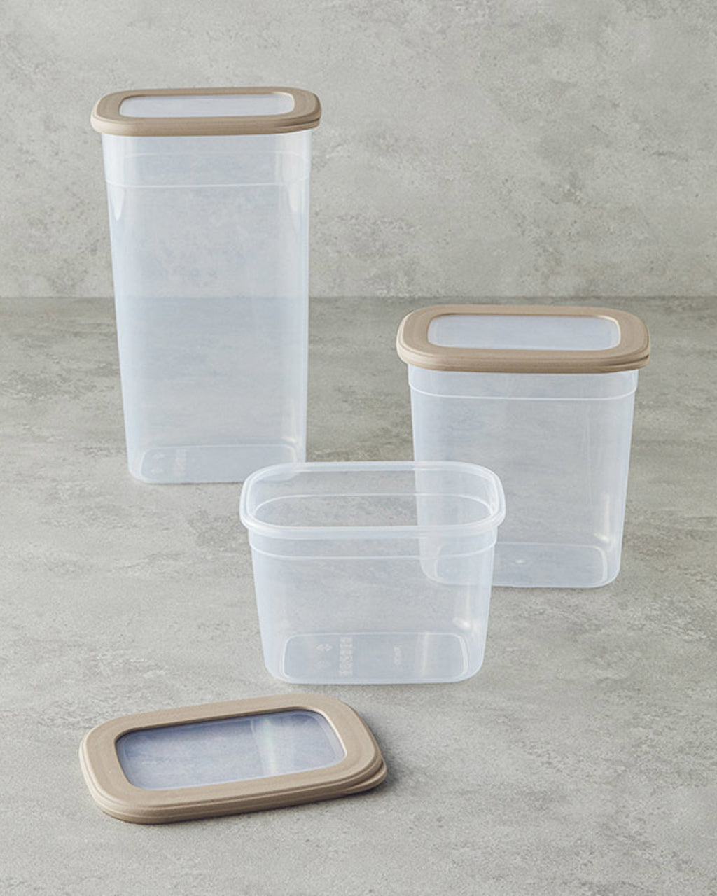 Safe Food Plastic 3 pcs Food Container 1300+2000+3200ml (view 5)