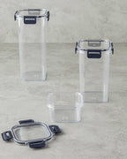 Super Lock Plastic 3 pcs Food Container 400+1400+17800 ml - Beige (view 2)