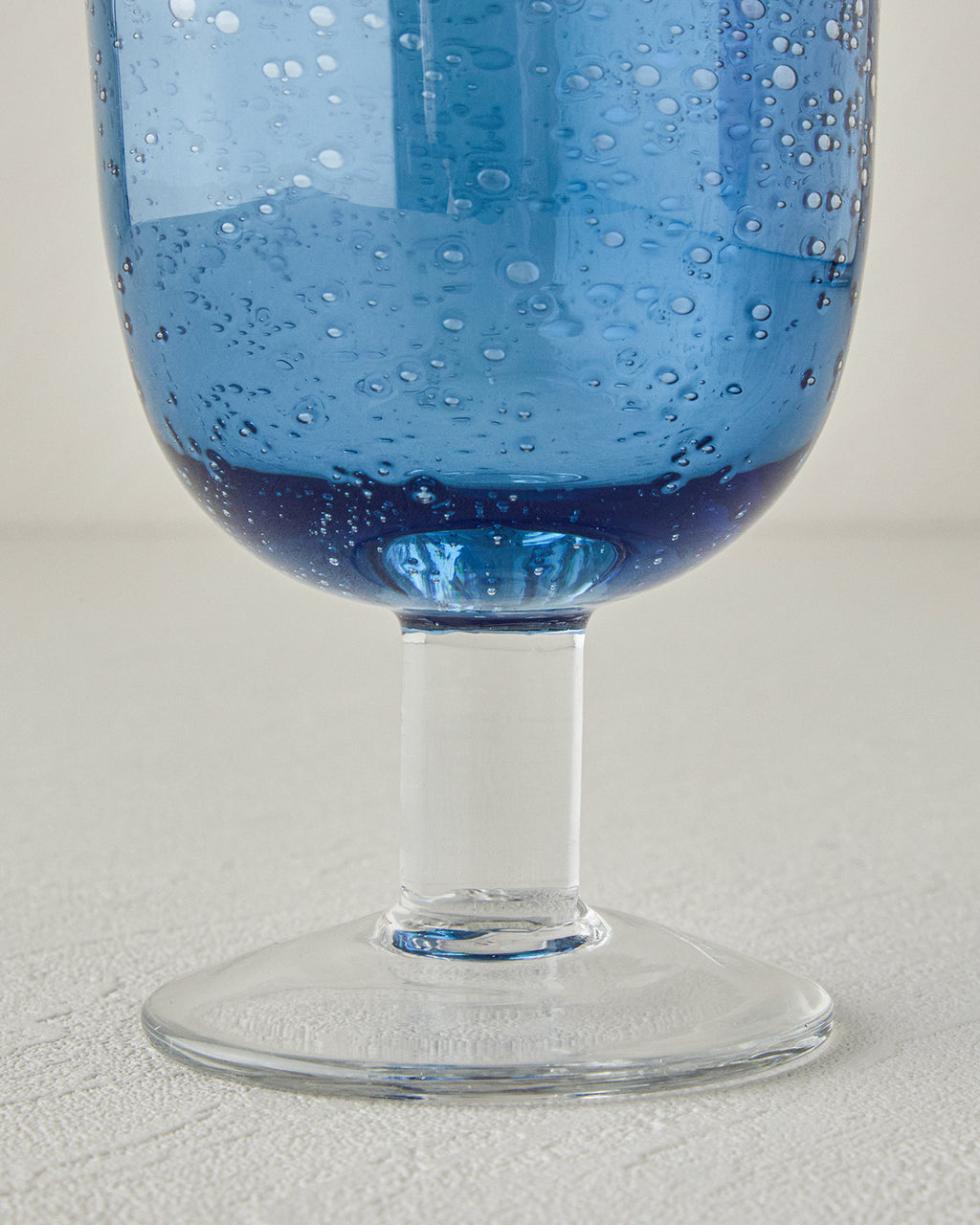 Calle Glass Hand Made Chalice 320 ml Blue (view 3)
